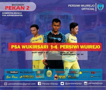 PERSIWI Puncaki Klasemen Kompetisi Divisi 2 PSSI Askab Bantul 2018