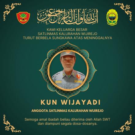 Linmas Wijirejo Hadiri Pemakaman Anggota Linmas Yang Meninggal