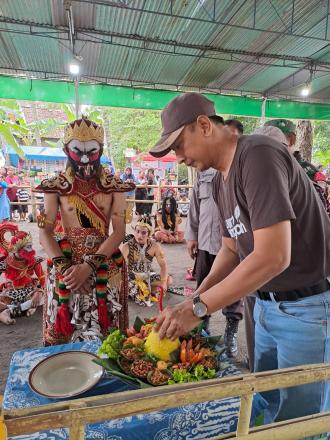 Lestarikan Budaya, Lurah Wijirejo Hadiri Pagelaran Reog di Dusun Gedongsari
